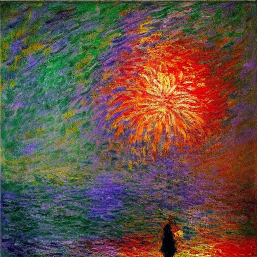 Fireworks at Night